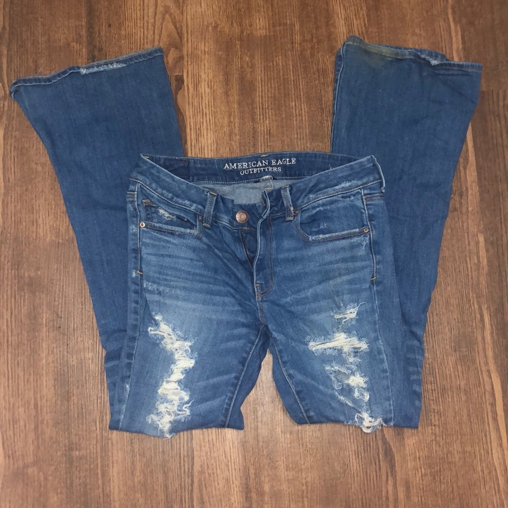 AE boho flare jeans - Picture 1 of 6